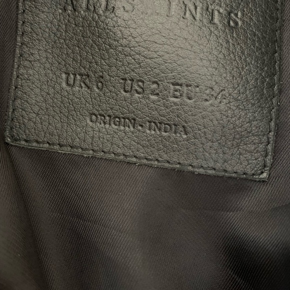 All Saints Cargo Leather Jacket - Picture 4 of 7